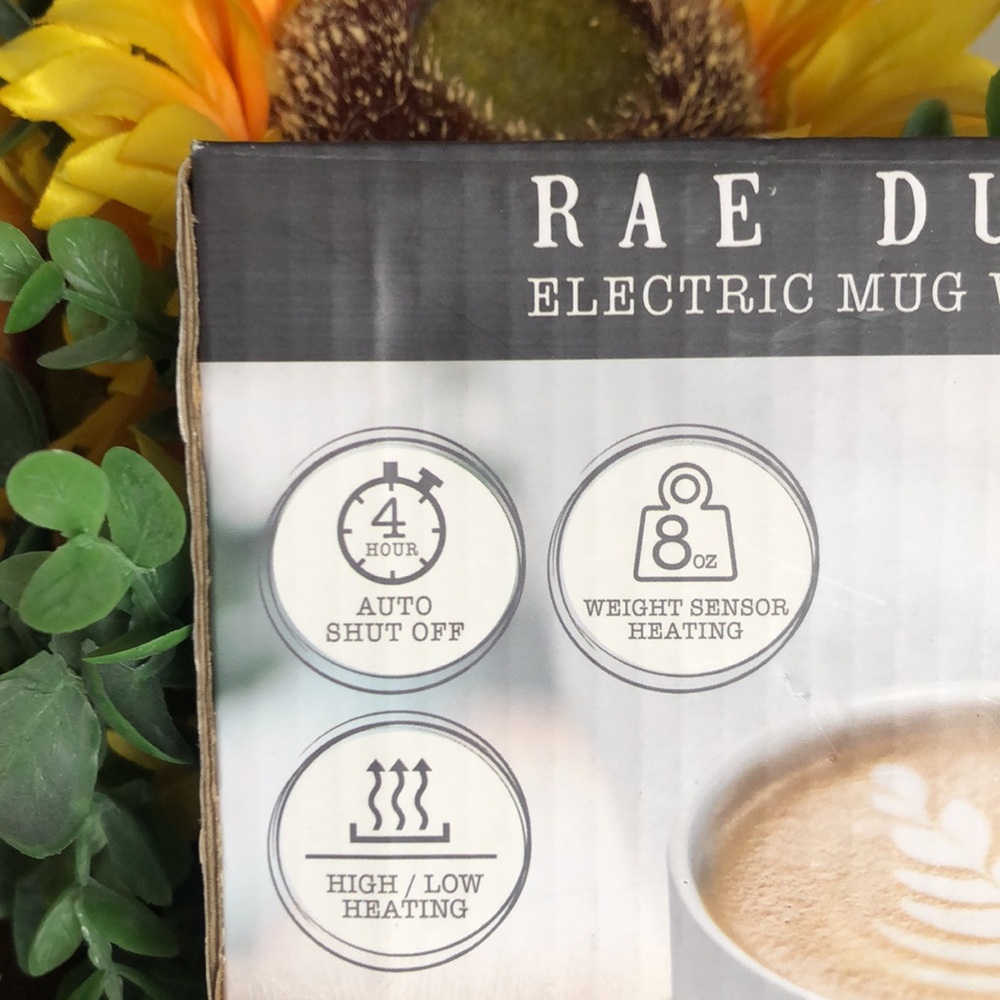 Rae Dunn Black Electric Mug Warmer - 'WARM' Heated Base - Picture 2 of 9